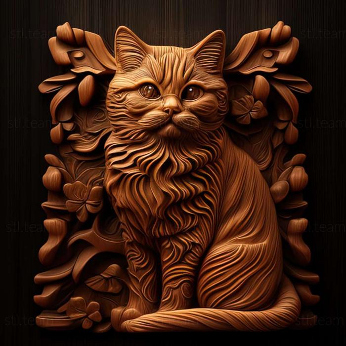 3D model Matroska cat famous animal (STL)